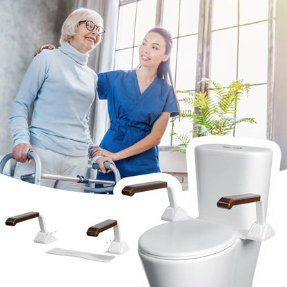 SafeLift Toilet Support System with Adjustable Handles