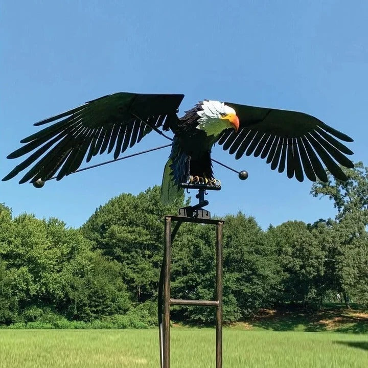 Elegant Kinetic Bird Sculpture for Outdoor Spaces