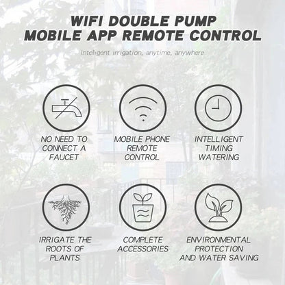Smart Irrigation System with 20 Adjustable Drip Points