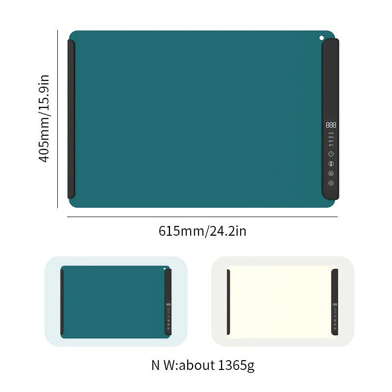 Smart Heat Food Warmer Mat with Custom Temperature Settings