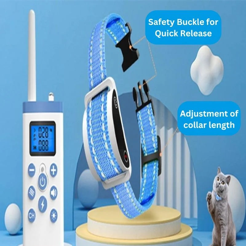 Rechargeable Feline Behavior Modulator with Sound and Vibration