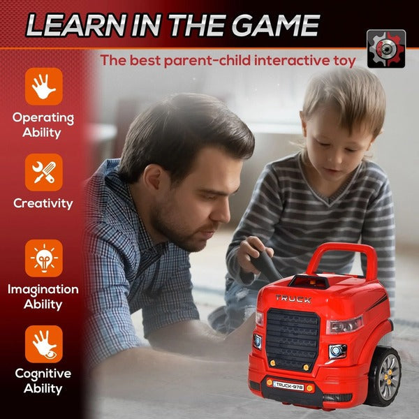 Interactive Truck Workshop Playset for Creative Kids