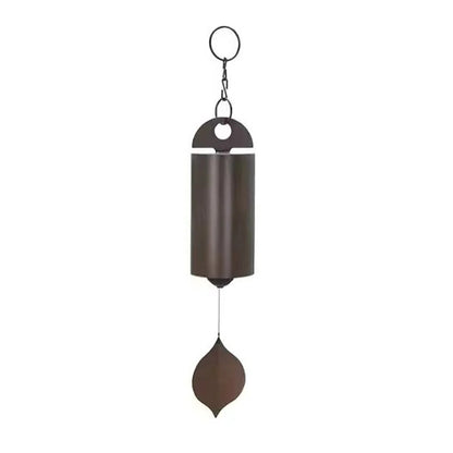 Elegant Bronze-Finished Aluminum Wind Chime for Indoors & Outdoors