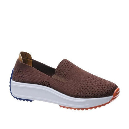 Womens Easy-On Knit Sneakers for All-Day Comfort