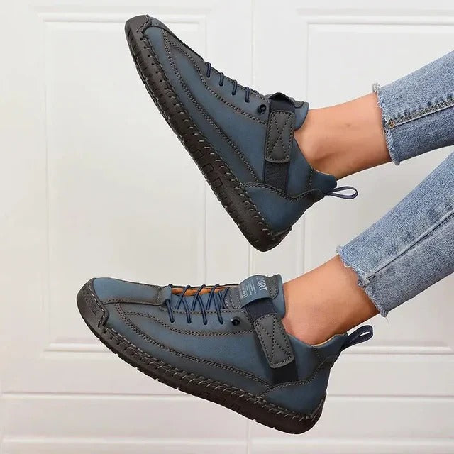 Effortless Slip-On Ankle Shoes for Women with Flexible Comfort