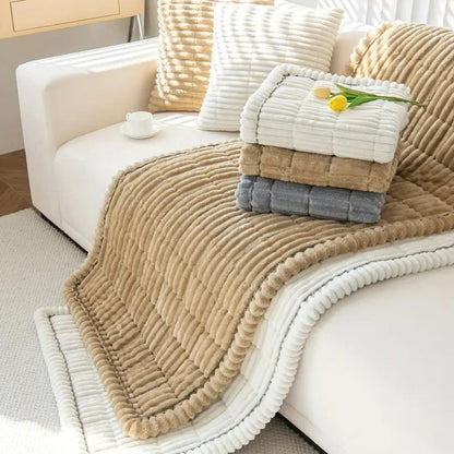 Luxurious Sofa Protector with Tailored Edges for Ultimate Coverage