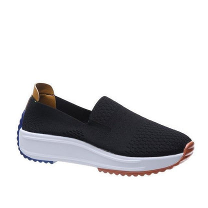 Womens Easy-On Knit Sneakers for All-Day Comfort