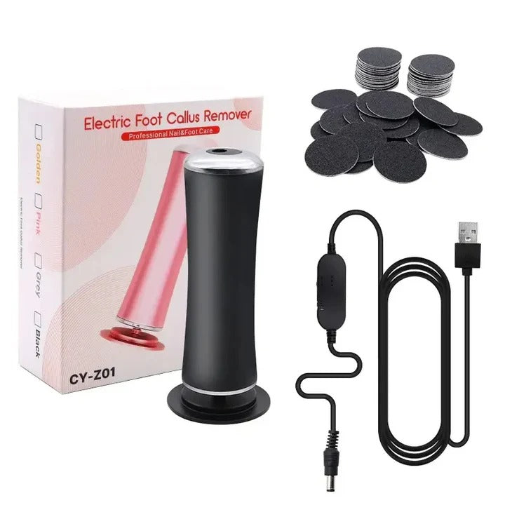 Corded Foot Care Tool with Dual Speed and 60 Replacement Discs