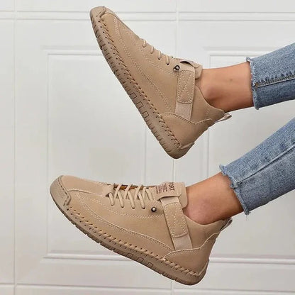 Effortless Slip-On Ankle Shoes for Women with Flexible Comfort