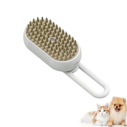 All-in-One Pet Grooming Tool with Steam and De-Shedding Feature