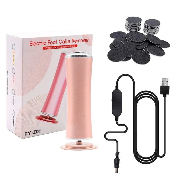 Corded Foot Care Tool with Dual Speed and 60 Replacement Discs