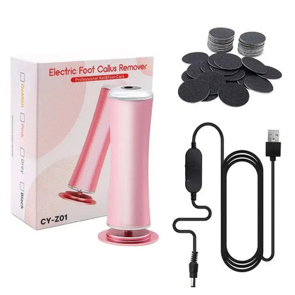 Corded Foot Care Tool with Dual Speed and 60 Replacement Discs