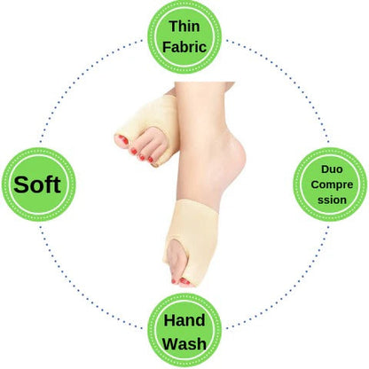 Comfort Fit Foot Sleeve with Open Toe Design