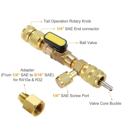 Effortless Valve Core Tool for HVAC Systems