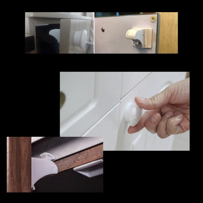 Set of 4 Discreet Childproof Magnetic Cabinet Locks