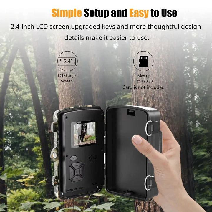 Ultimate Outdoor Motion Camera with 1080P Night Vision