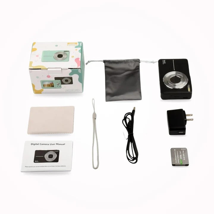 Classic Compact Digital Camera with Easy One-Touch Operation