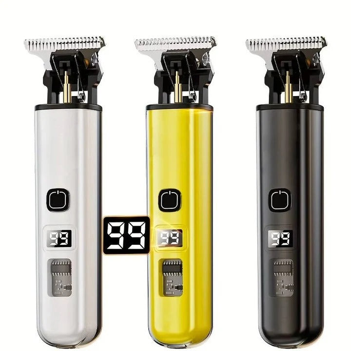 Wireless Hair Trimmers with LED Charge Indicator and 4 Comb Attachments