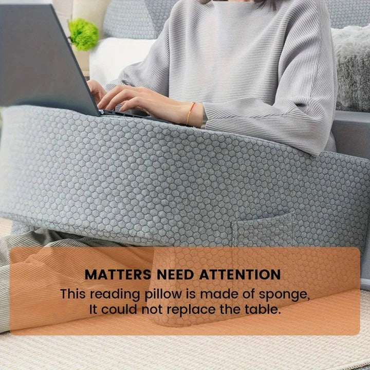 Versatile Support Pillow for Reading, Gaming, and Relaxation