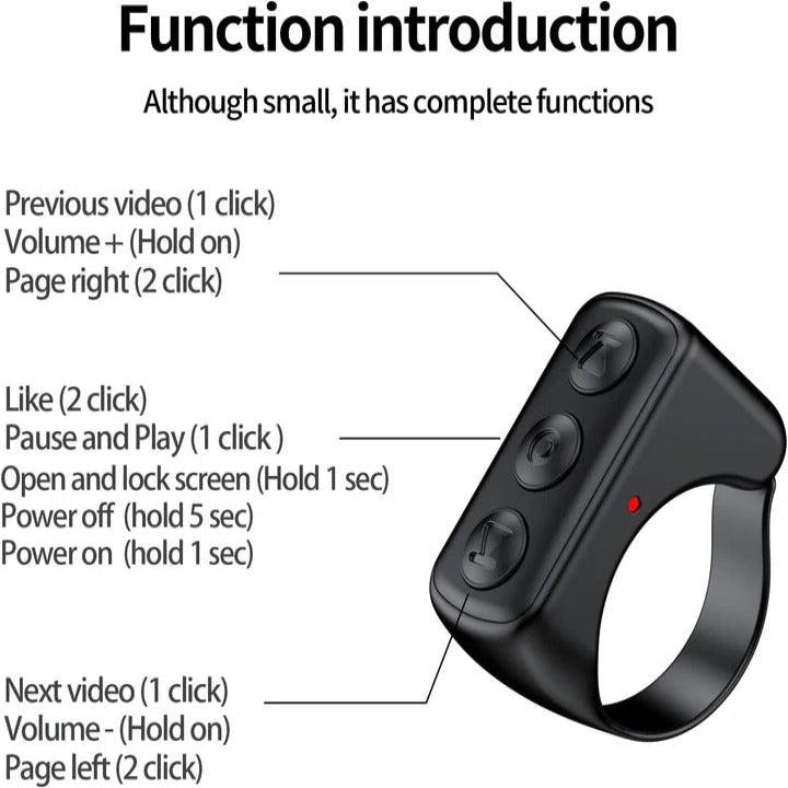Smart Ring Controller for Effortless Media Navigation