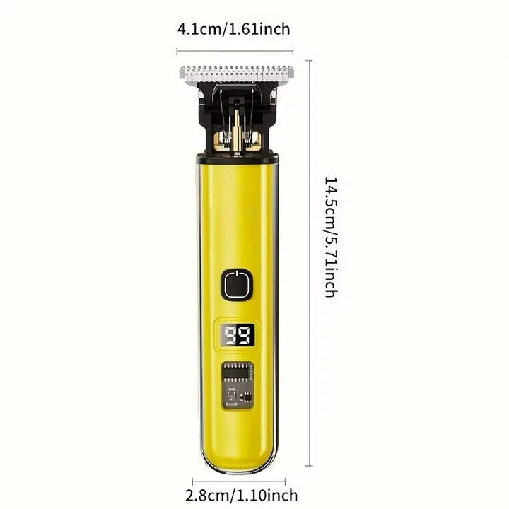 Wireless Hair Trimmers with LED Charge Indicator and 4 Comb Attachments