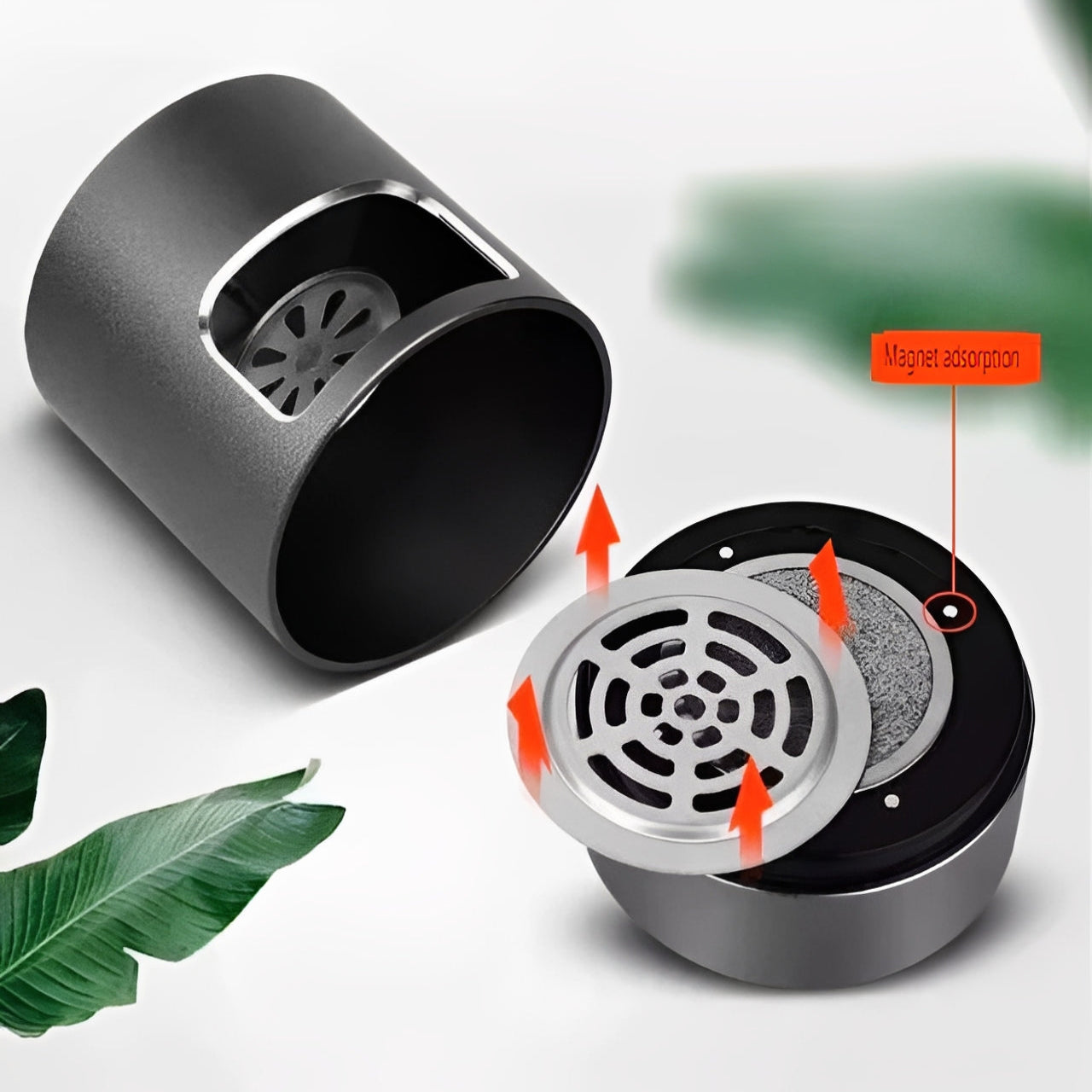 Compact Smokeless Ashtray with Advanced Filtration System