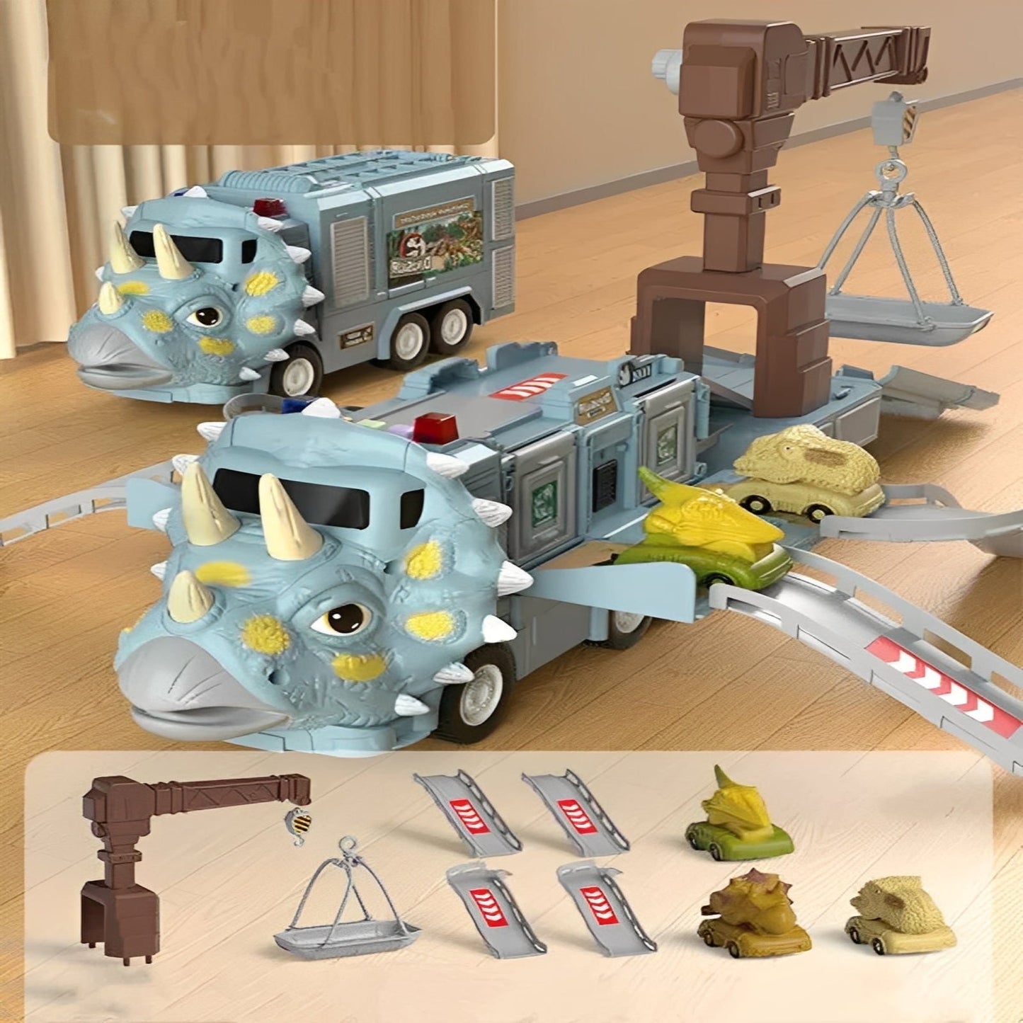 Transforming Dinosaur Adventure Truck for Kids