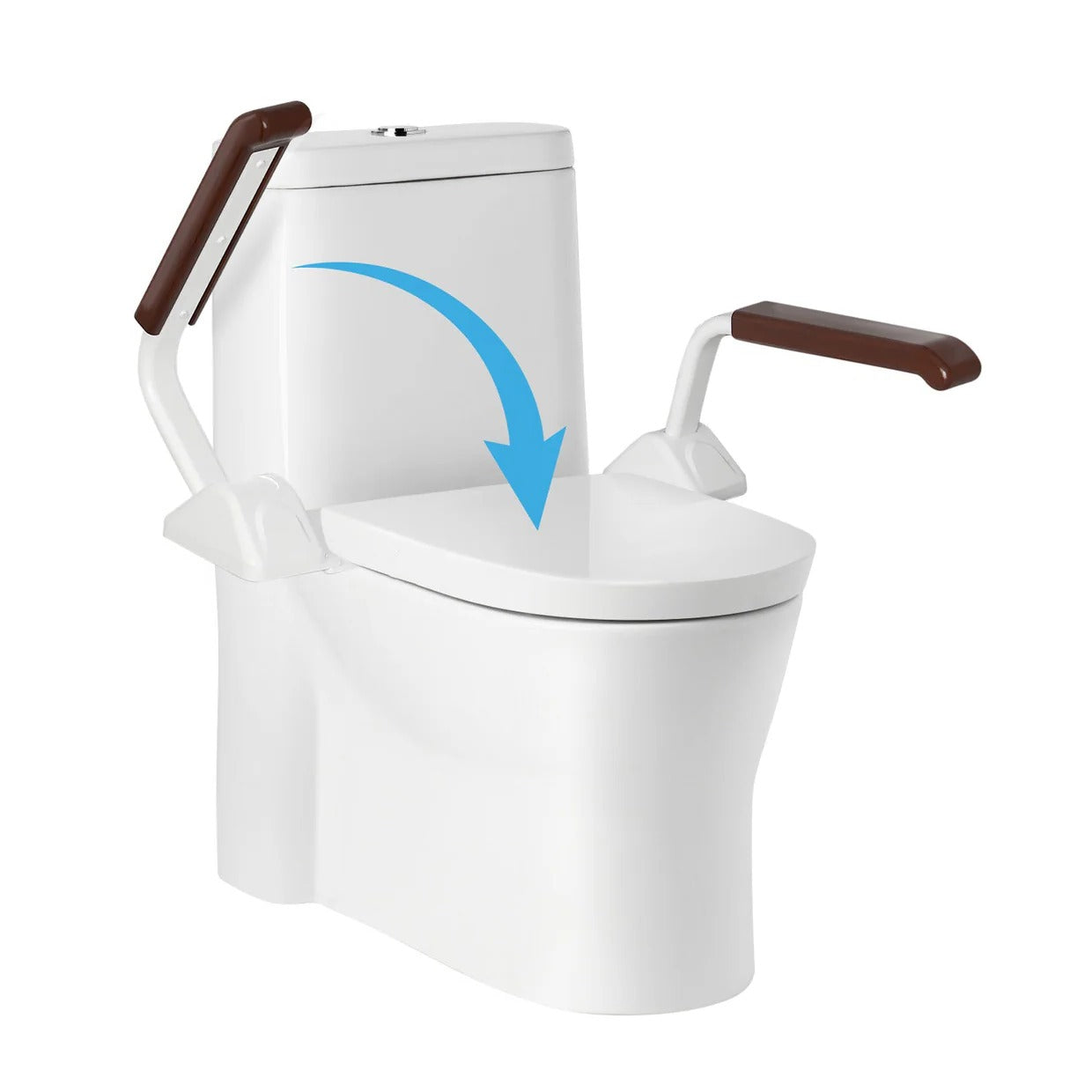 SafeLift Toilet Support System with Adjustable Handles