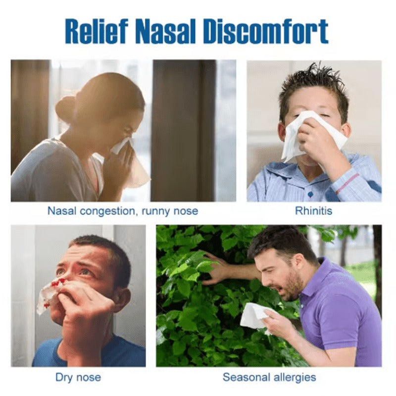Precision Nasal Rinse Bottle with Adjustable Flow Control