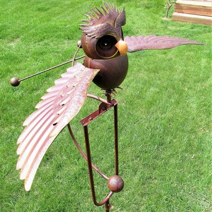 Elegant Kinetic Bird Sculpture for Outdoor Spaces