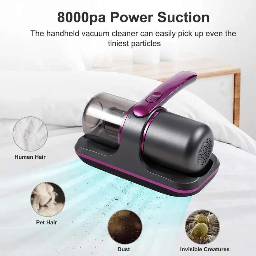 Portable UV Mattress Cleaner with 8000Pa Suction Power