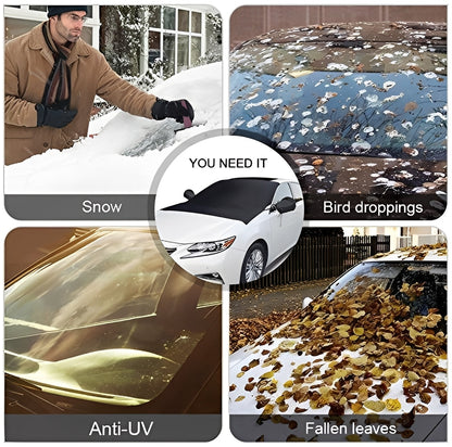 Secure Magnetic Windshield Protector for Year-Round Use