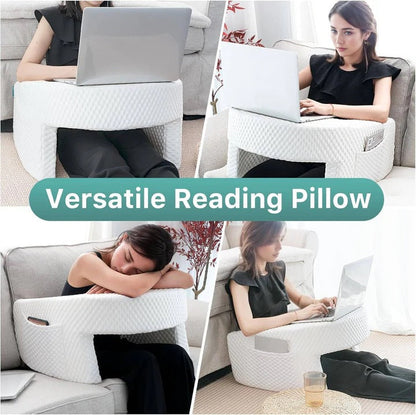 Versatile Support Pillow for Reading, Gaming, and Relaxation