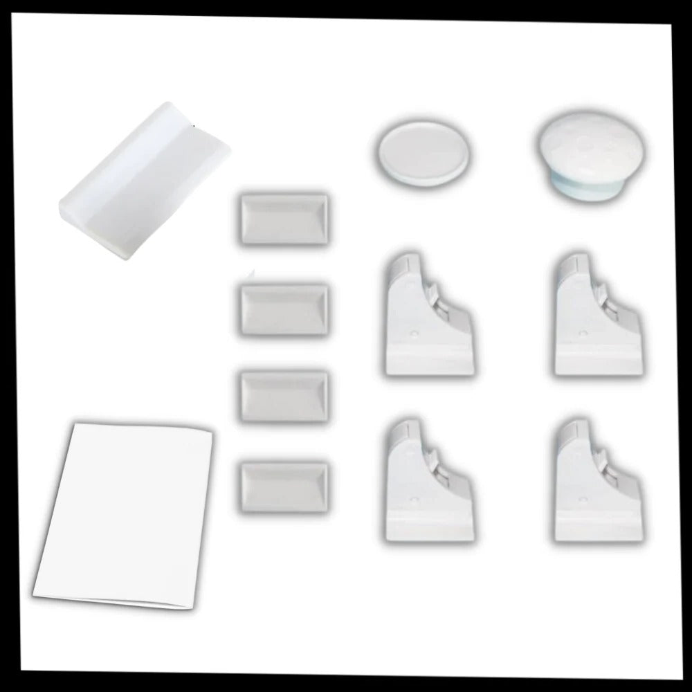 Set of 4 Discreet Childproof Magnetic Cabinet Locks