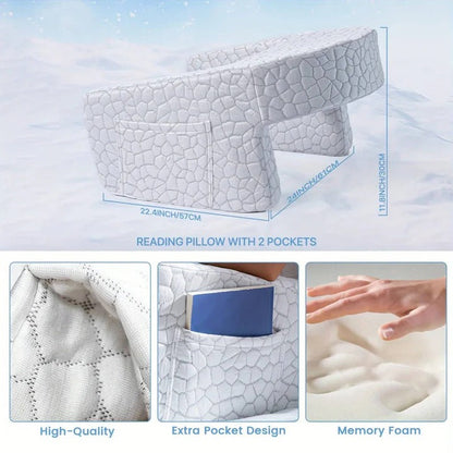 Versatile Support Pillow for Reading, Gaming, and Relaxation