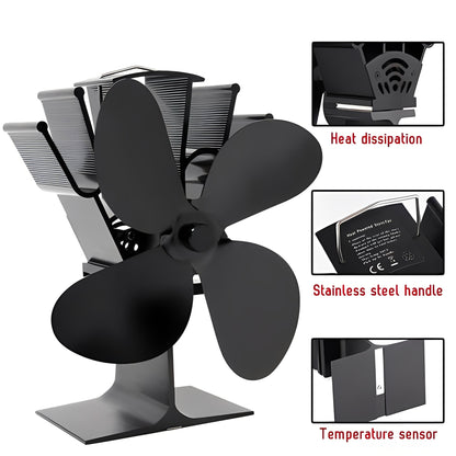 HeatWave Fan: Efficient Airflow for Your Wood Stove