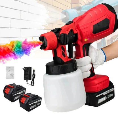 Cordless Spray Painter with Customizable Spray Patterns