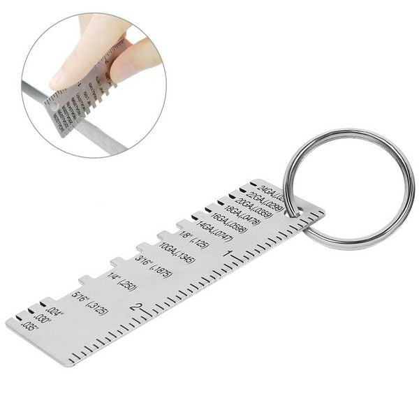 Precision Dual-Use Thickness Gauge for Metal Working Projects