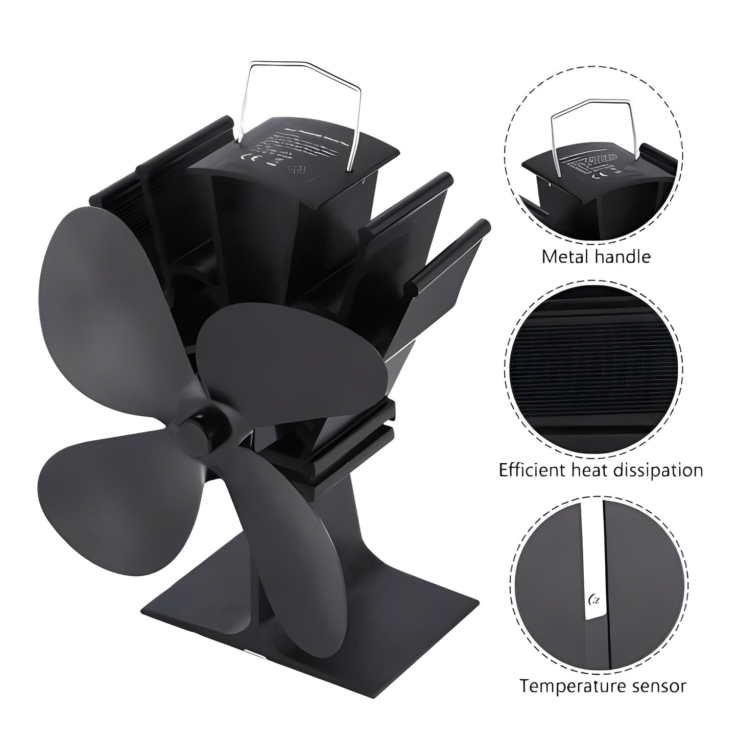 HeatWave Fan: Efficient Airflow for Your Wood Stove