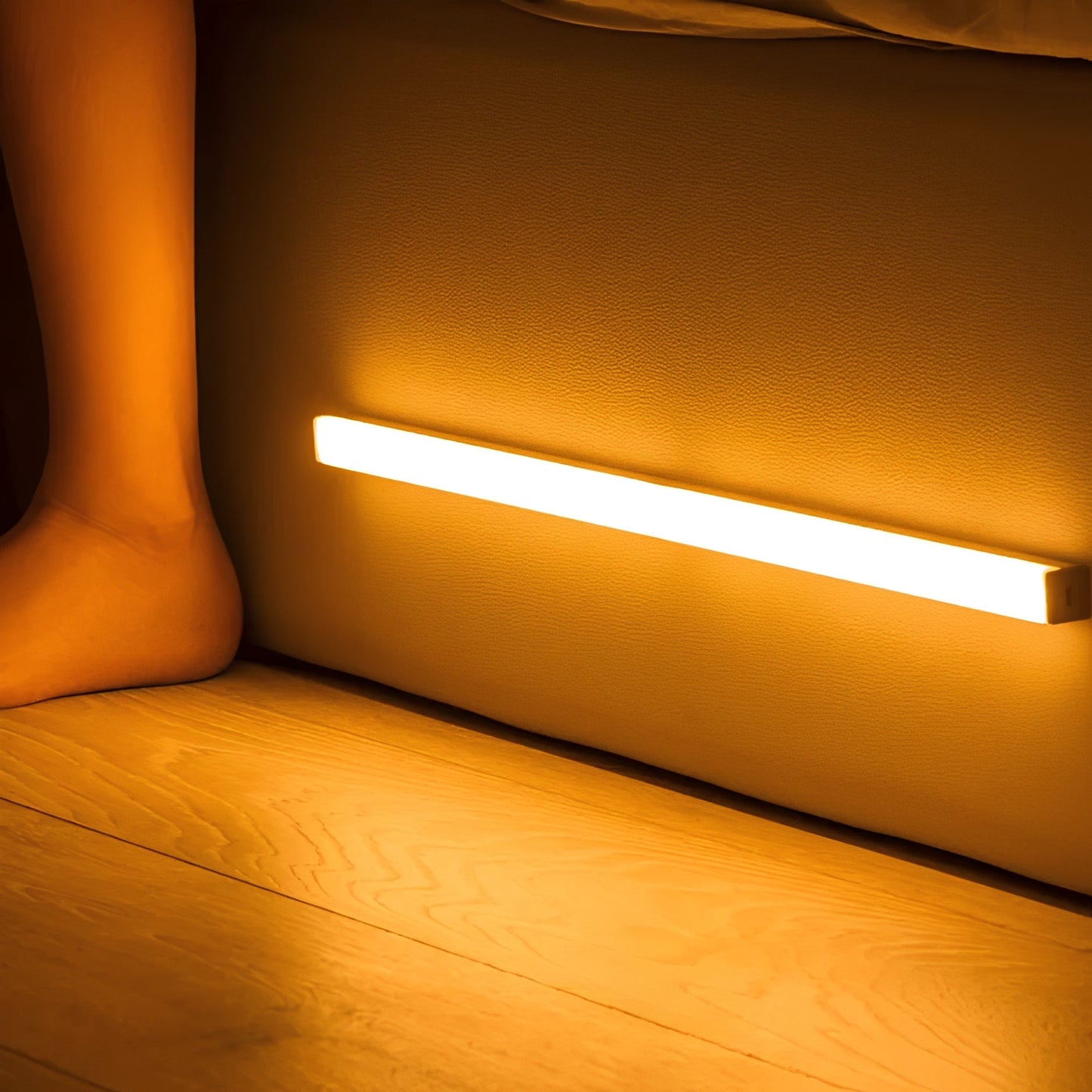 Smart Motion-Activated LED Light Strip with Gentle Illumination