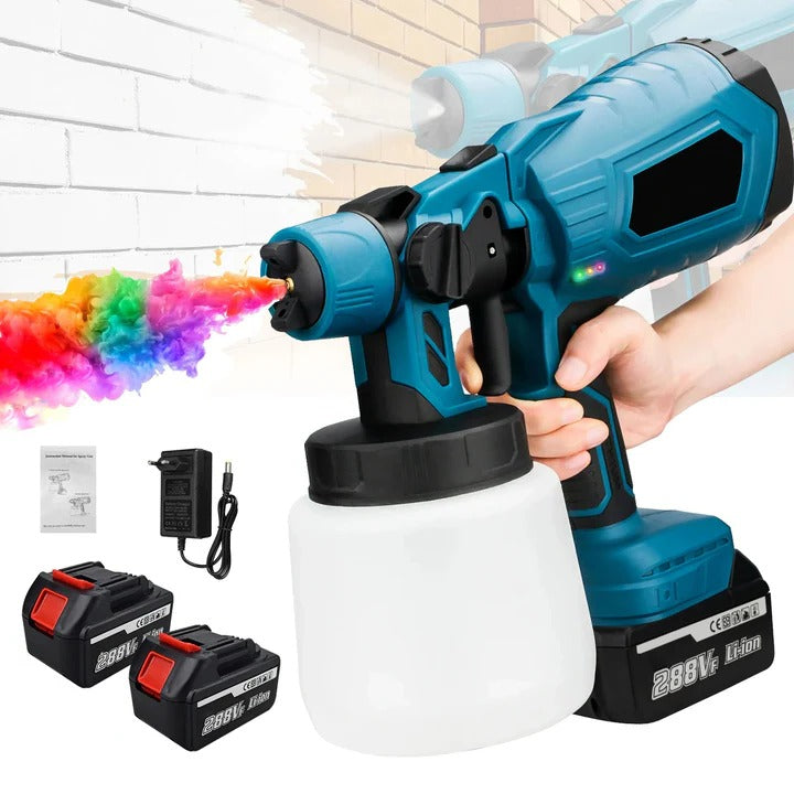 Cordless Spray Painter with Customizable Spray Patterns