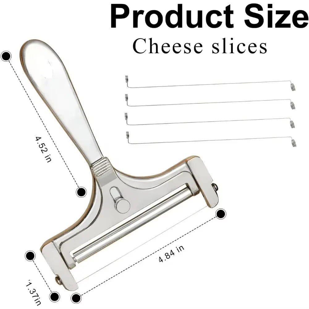 Precision Cheese Cutter with Extra Wire Set