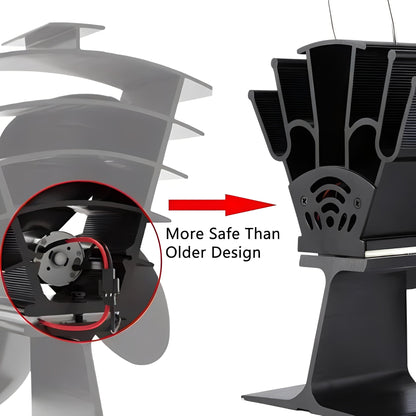 HeatWave Fan: Efficient Airflow for Your Wood Stove