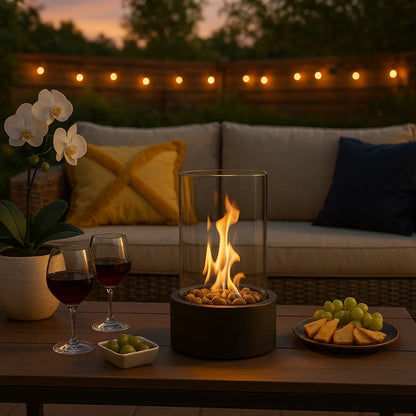Elegant Desktop Flame for Cozy Indoor Ambiance