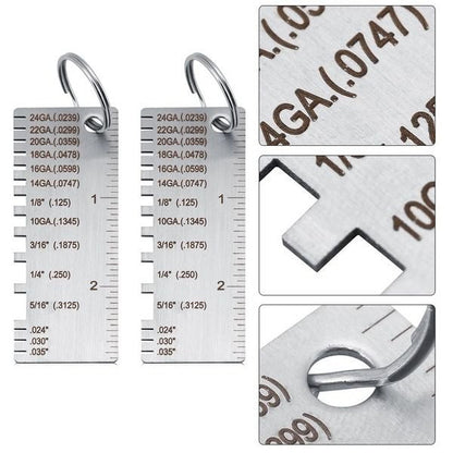Precision Dual-Use Thickness Gauge for Metal Working Projects