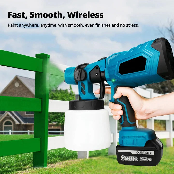 Cordless Spray Painter with Customizable Spray Patterns