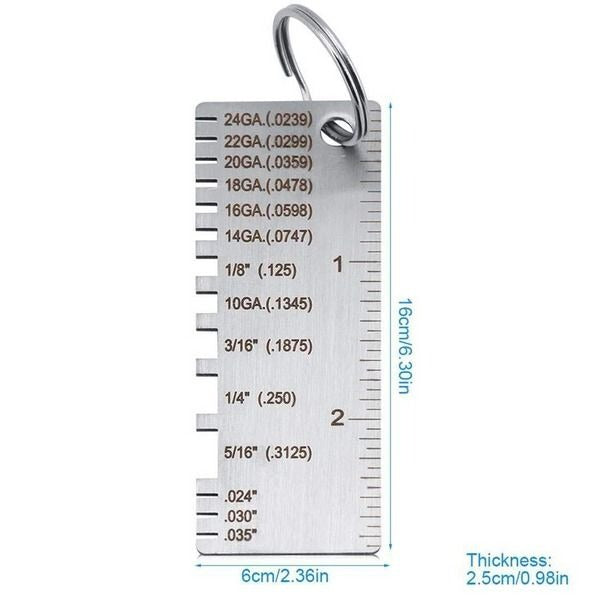 Precision Dual-Use Thickness Gauge for Metal Working Projects