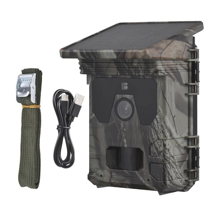 All-Weather Wildlife Surveillance Camera with Solar Power