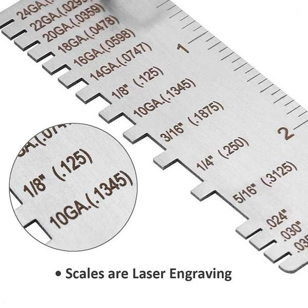 Precision Dual-Use Thickness Gauge for Metal Working Projects