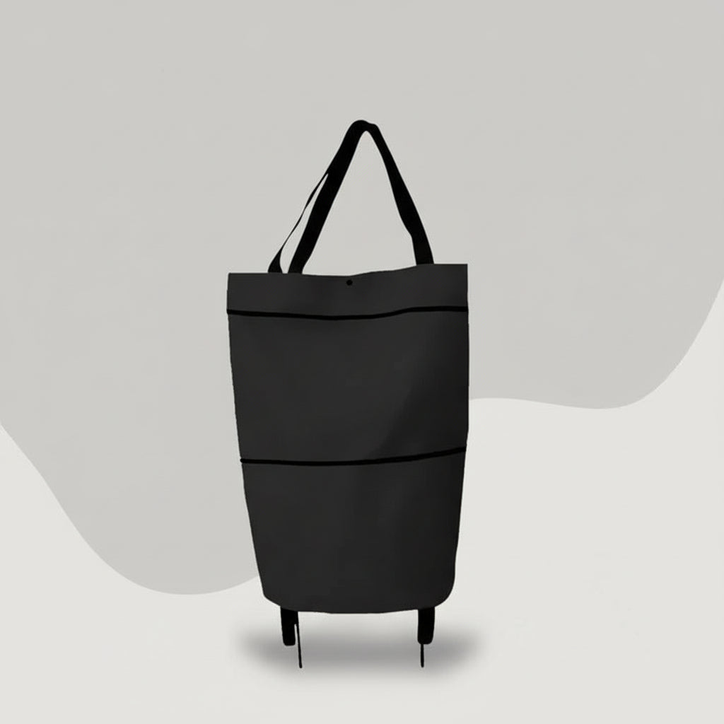 Compact Rolling Grocery Bag for Effortless Transport